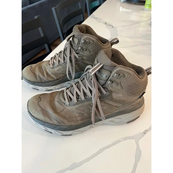 Hoka One One Challenger Mid Gore-Tex Hiking Boots Brown Women 10 Gorpecore Trail - Picture 5 of 11